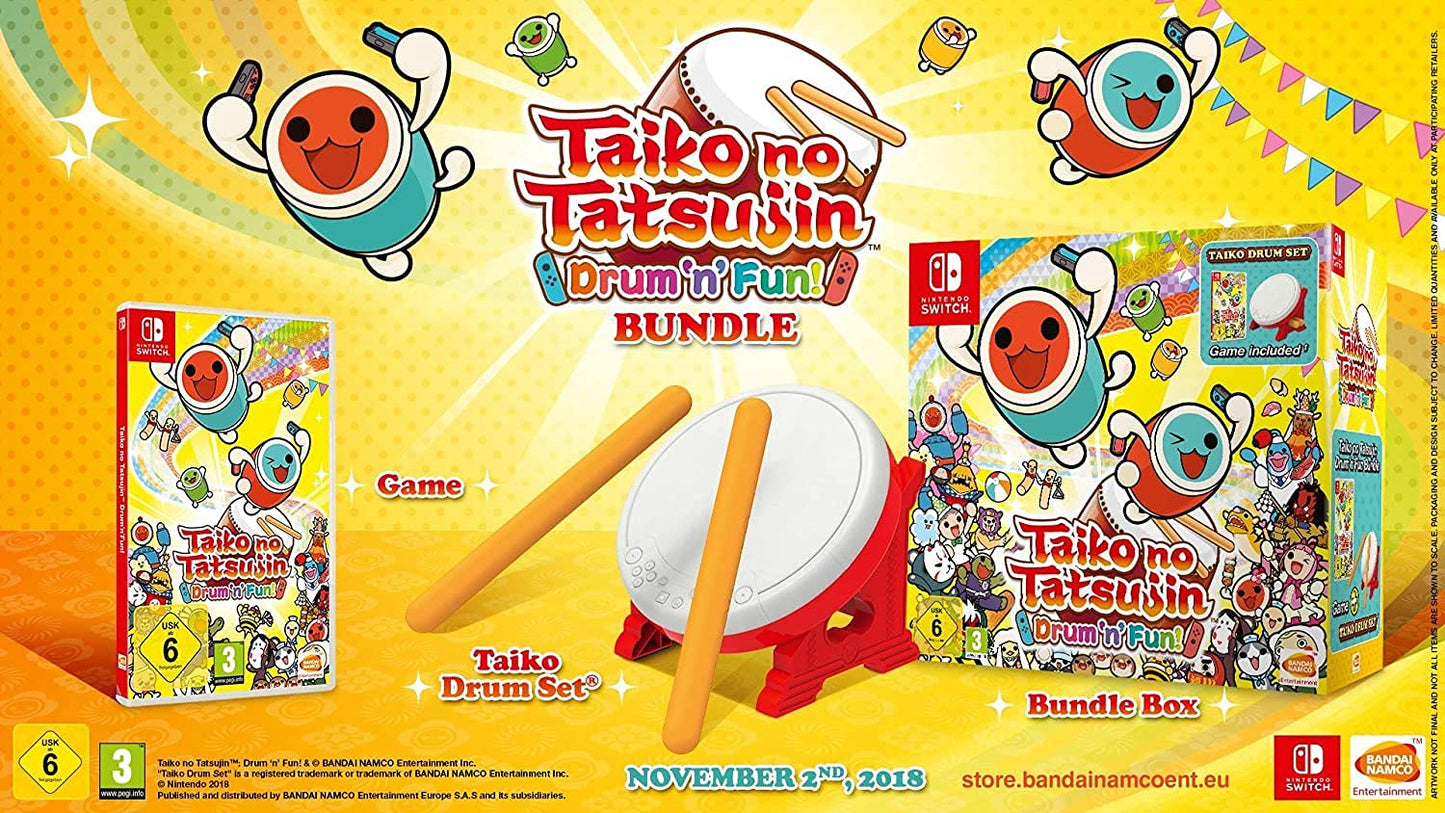 Taiko No Tatsujin: Drum 'n' Fun! Bundle - SWITCH