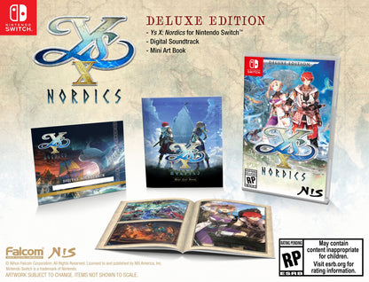 Ys X: Nordics - Deluxe Edition - SWITCH [FREE SHIPPING]